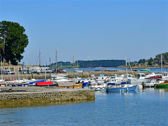 Port du Logeo, port de pêche à Sarzeau sur le Golfe du Morbihan